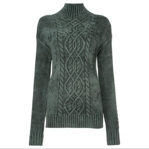 Sies Marjan Rory Velour Cableknit Sweater